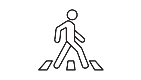 Icon of a pedestrian