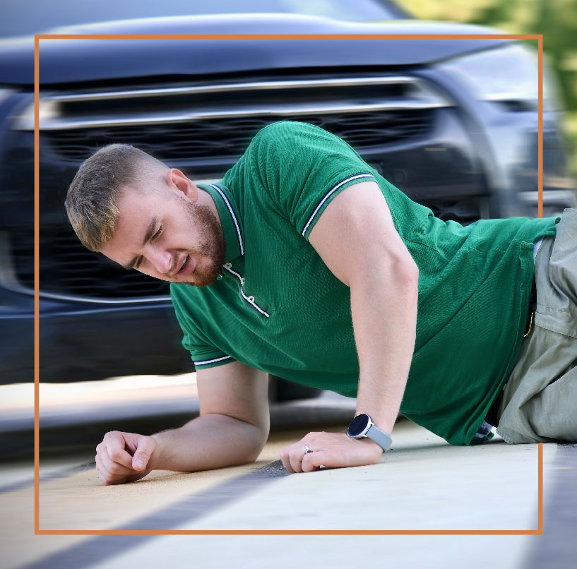 Pedestrian Accident Injuries – Teale Law Pedestrian injured after being struck by a car – pedestrian accident lawyer in New Hampshire